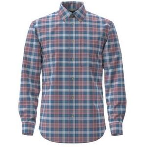 NWT Wrangler Riata® Plaid Classic Fit Long Sleece Button Down Shirt Mens XL